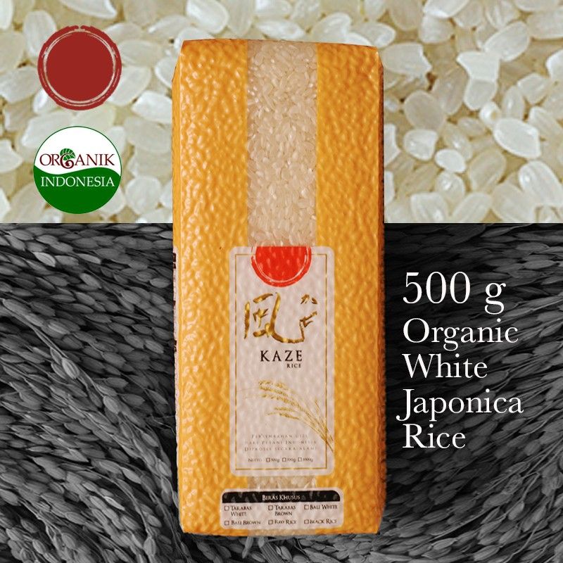 Jual KAZE RICE Beras Putih Jepang Nikomaru [500 g] di Seller KAZE RICE ...