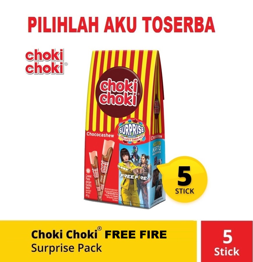 Promo Choki Choki SURPRISE P ChocoCashew (HARGA PER BOX) Diskon 17