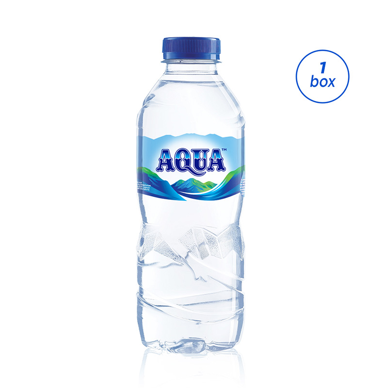 Jual Aqua  Botol Air Mineral Kemasan  330 mL 24 Botol 