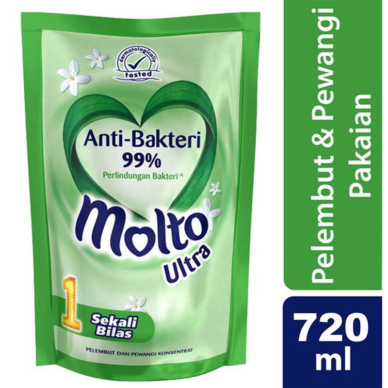 Jual Molto Pelembut & Pewangi Hygi   ene Anti Bakteri [720ml] Terbaru