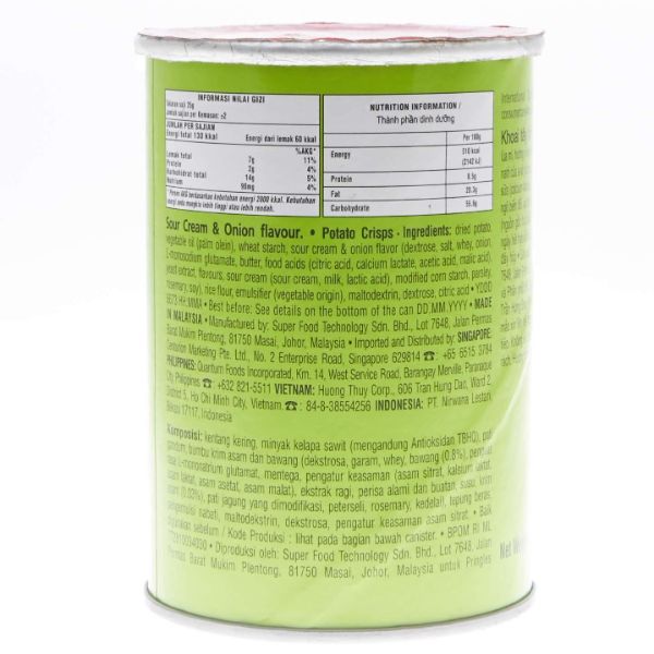 Jual Pringles Rasa Sour Cream & Onion Keripik Kentang di ...