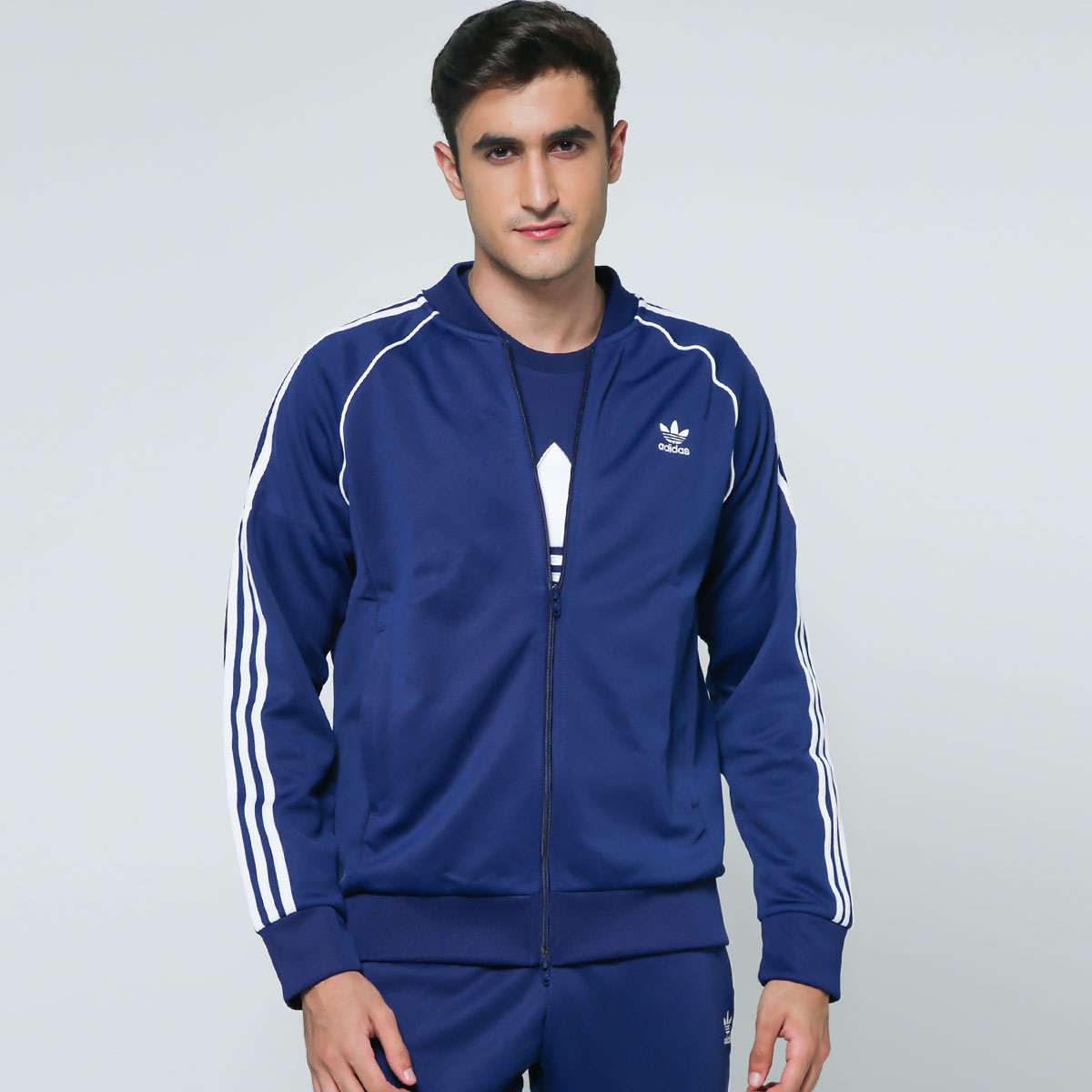 Jual adidas Adicolor Classics SST Originals Track Jacket Atasan Olahraga Pria [H06710] di Seller 