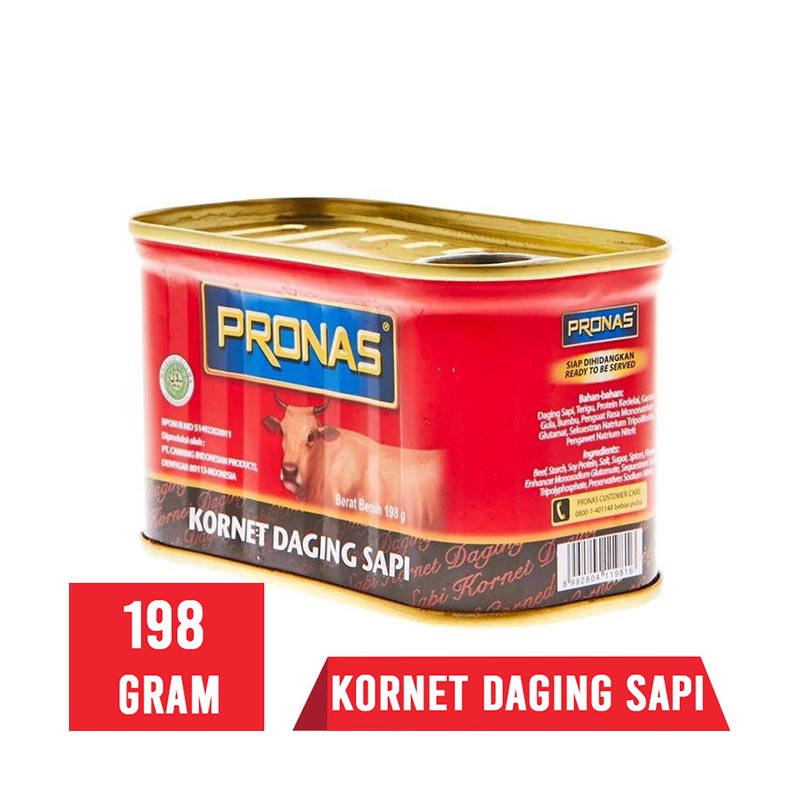 Jual PRONAS Corned Beef Daging Olahan Kalengan [198 g ...