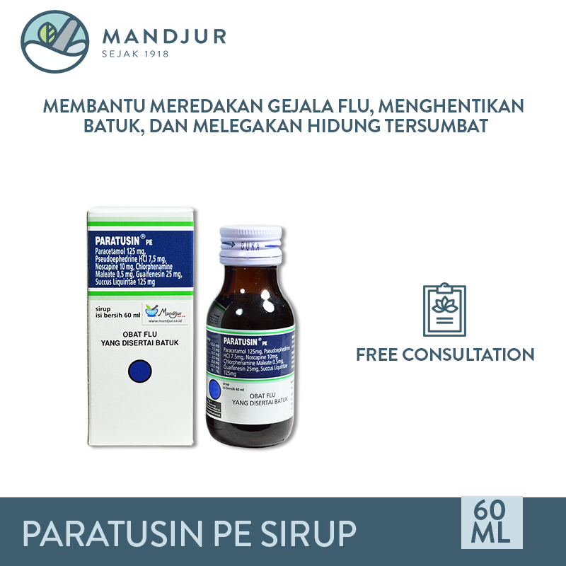 Paratusin Obat Apa? Ini Komposisi, Manfaat dan Dosis yang Dianjurkan