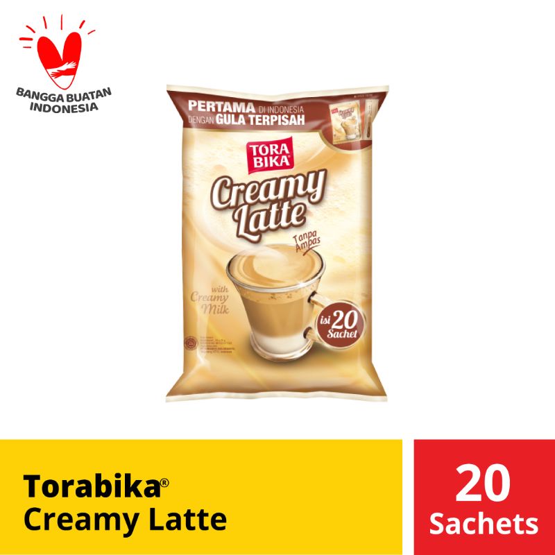 Jual TORABIKA Creamy Latte Bag Kopi [20 Sachet/ 25 g] di Seller