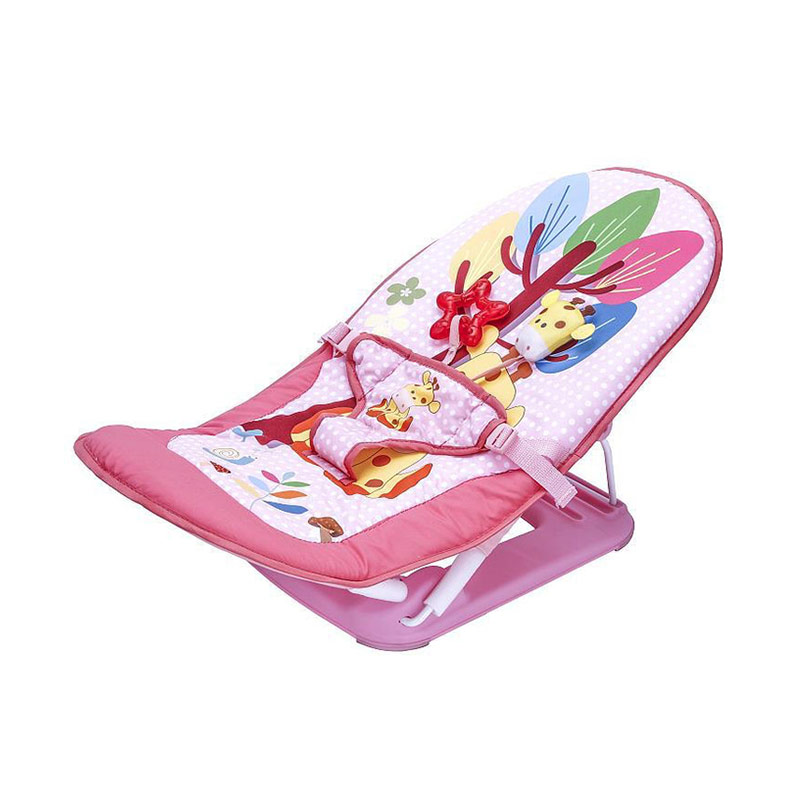 Jual Pliko 07219 Fold Up Infant Seat Baby Bouncer Pink di Seller