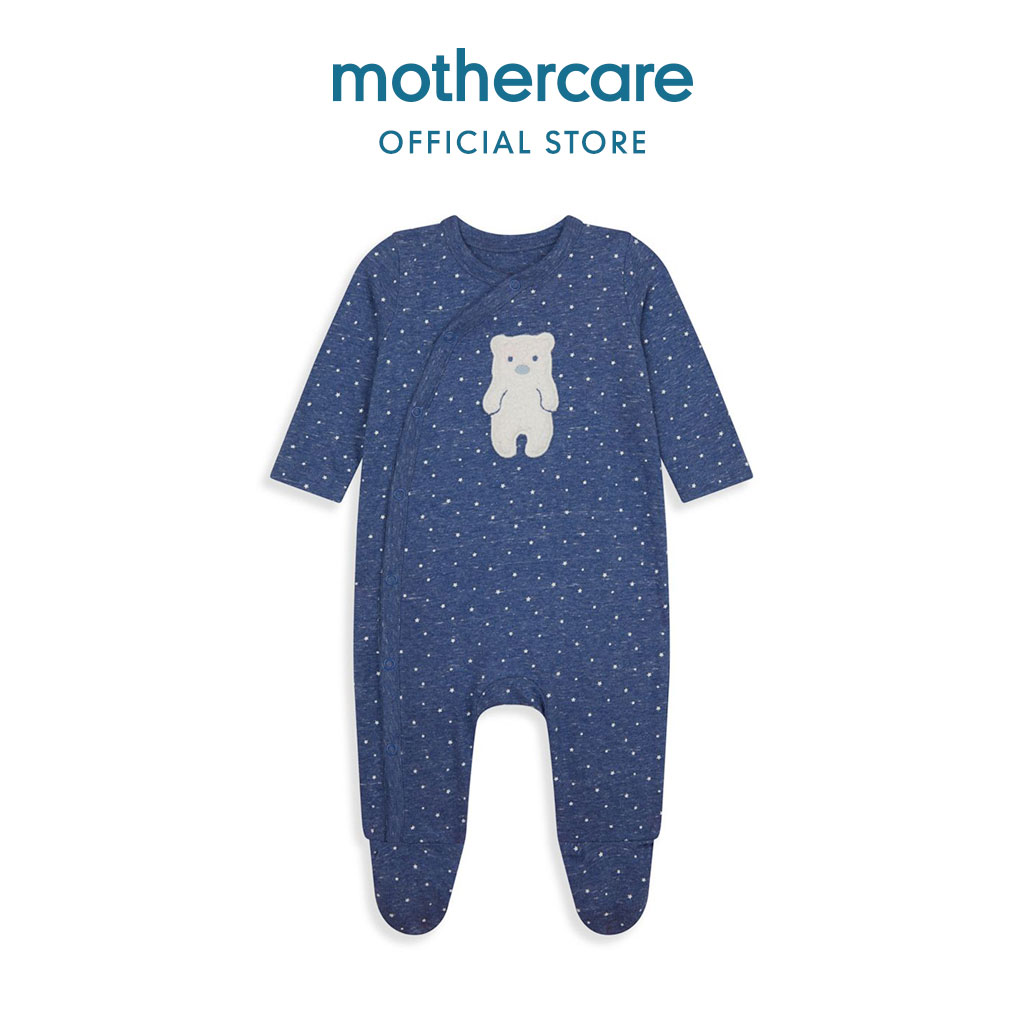 Jual Mothercare Blue Bear All In One Terusan Bayi LakiLaki (Biru) 36 Bulan di Seller
