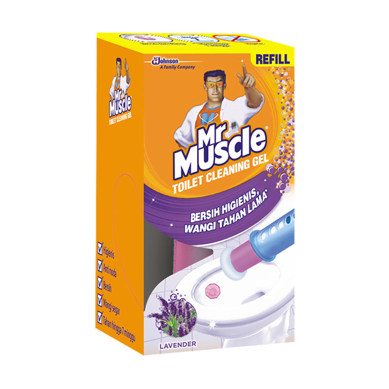 Jual MR. MUSCLE Lavender Toilet Cleaning Gel [36 mL/ Refill] di Seller