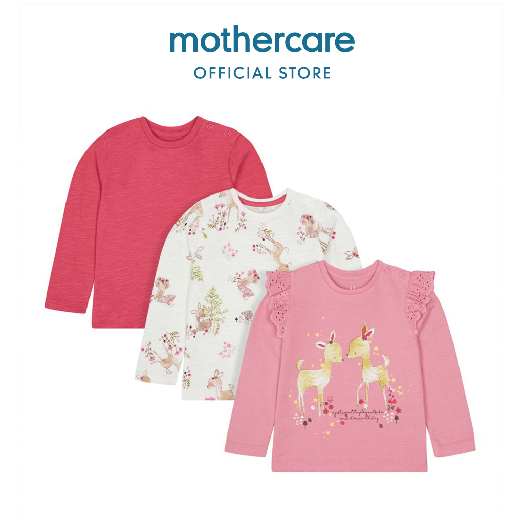 Jual Mothercare Little Reindeer T Shirts 3 Pcs Set Kaos Bayi