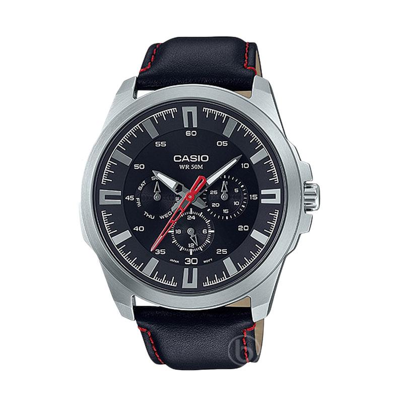 casio watch with sweeping second hand