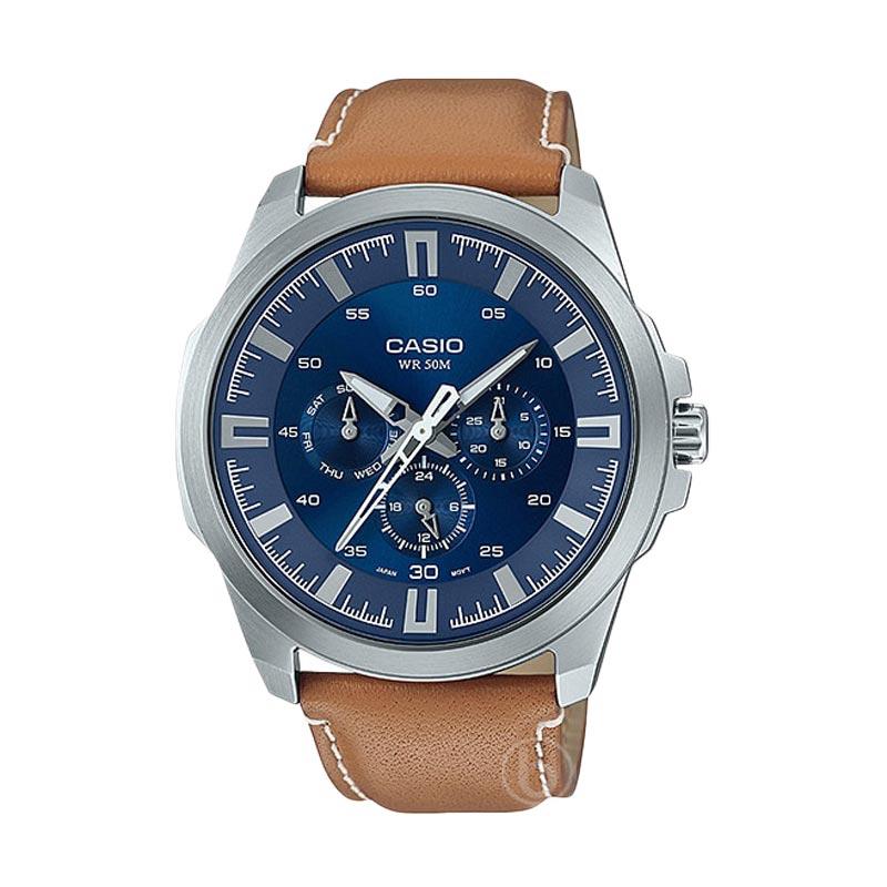 casio watch with sweeping second hand