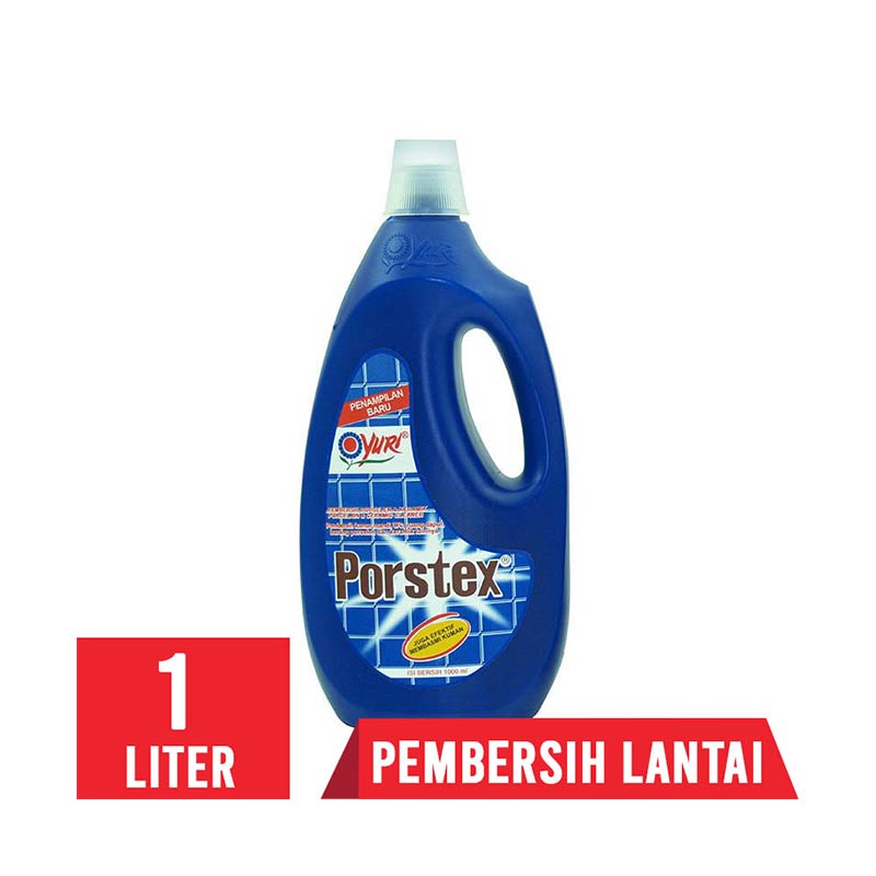 Jual Yuri Porstex Pembersih Lantai - Biru [1L/ Botol] di Seller ...