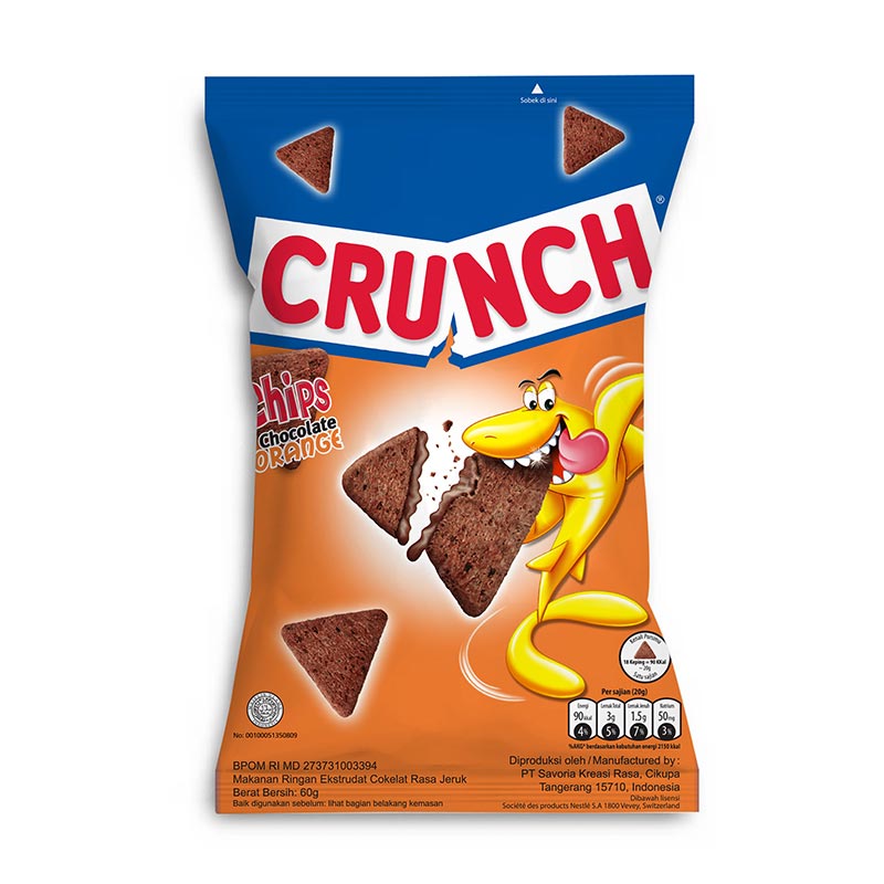 NESTLE CRUNCH Chips ChocoBanana 20x60gID | PT LIMA SATU LIMA