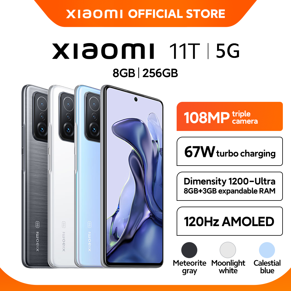 Jual Xiaomi Official 11t (8/256gb) Dimensity 1200 Ultra 108mp Triple ...