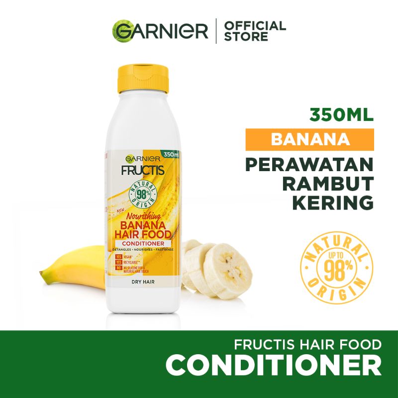 Promo Garnier Fructis Hair Food Banana Conditioner 350ml Diskon 20 di