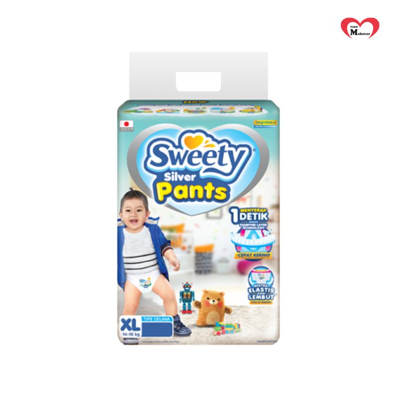 Jual Sweety Silver Pants Popok Bayi [Size XL/ 44 pcs] di Seller