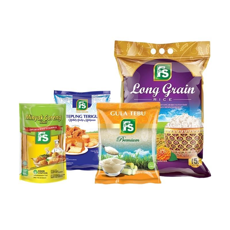 Jual Paket Sembako - FS Beras Long Grain 4 kg FS Gula ...