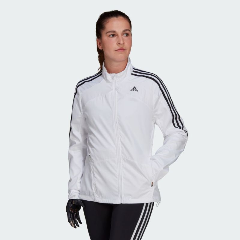 Jual Adidas Marathon 3stripes Running Jacket Jaket Lari Wanita [gk6061