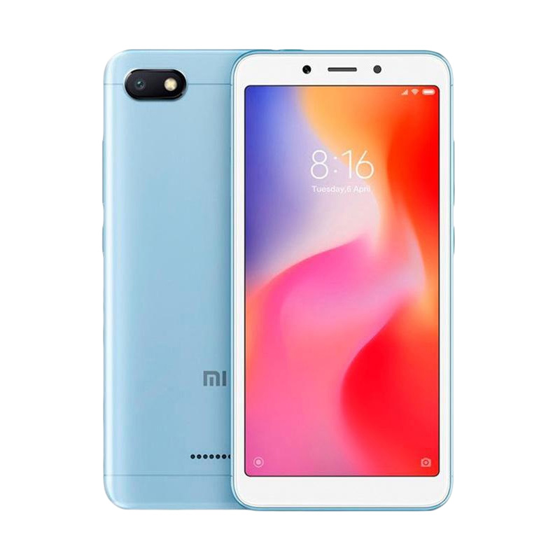 Jual Xiaomi Redmi 6A Smartphone - Blue [16GB/ 2GB] Murah