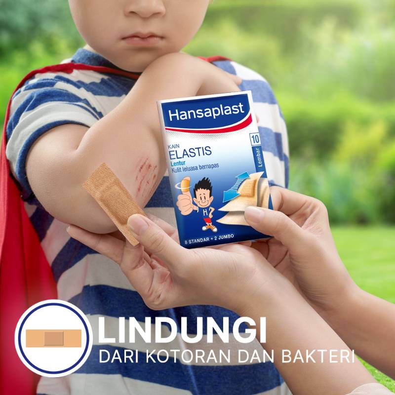 Jual Hansaplast Kain Elastis Mix Plester 10 Lembar Online Maret 2021 Blibli