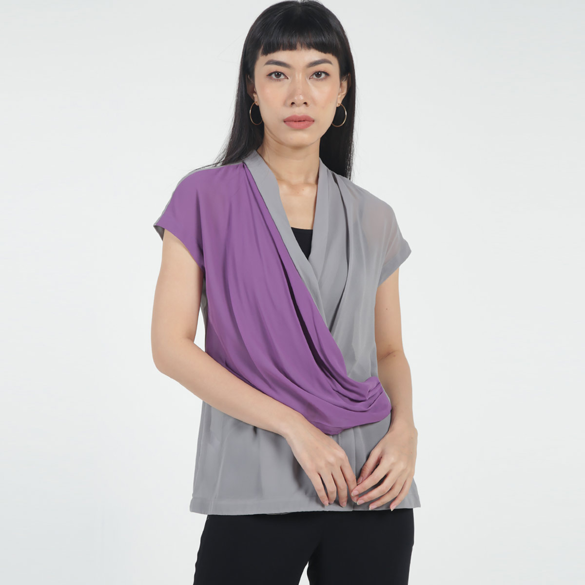 Promo Vesperine Mahouka Blouse Bb1053he Mist Mist 8 Diskon 81 Di