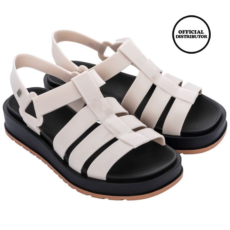 Promo Zaxy Conectada Sand Ad Sandal Platform Wanita Off White