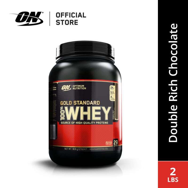 Jual Optimum Nutrition Whey Gold Standard Double Rich Chocolate Protein [2 Lb] di Seller