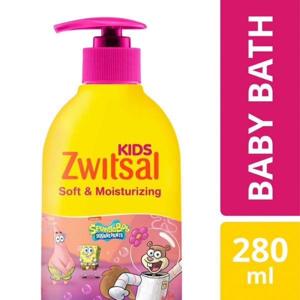 Promo Surabaya - Zwitsal Kids Bubble Bath Clean & Fresh - Pink [280 mL ...