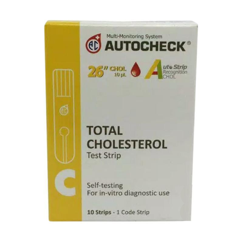 Jual Autocheck Total Cholesterol Test Strip [10 Strips] Di Seller Kayu