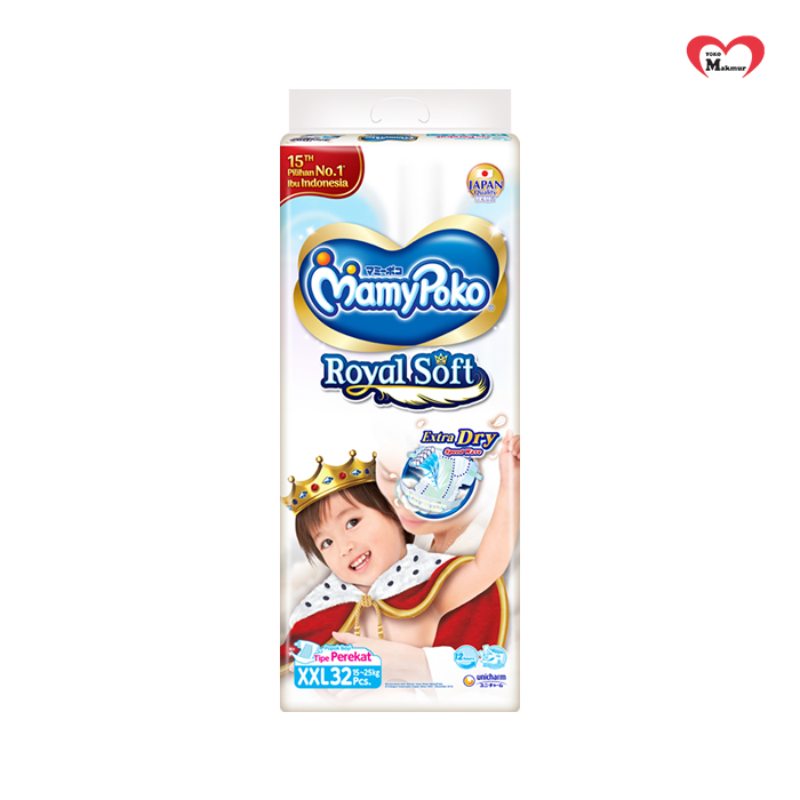 Jual Mamy Poko Perekat Popok Bayi (size Xxl/ 32 Pcs) Murah