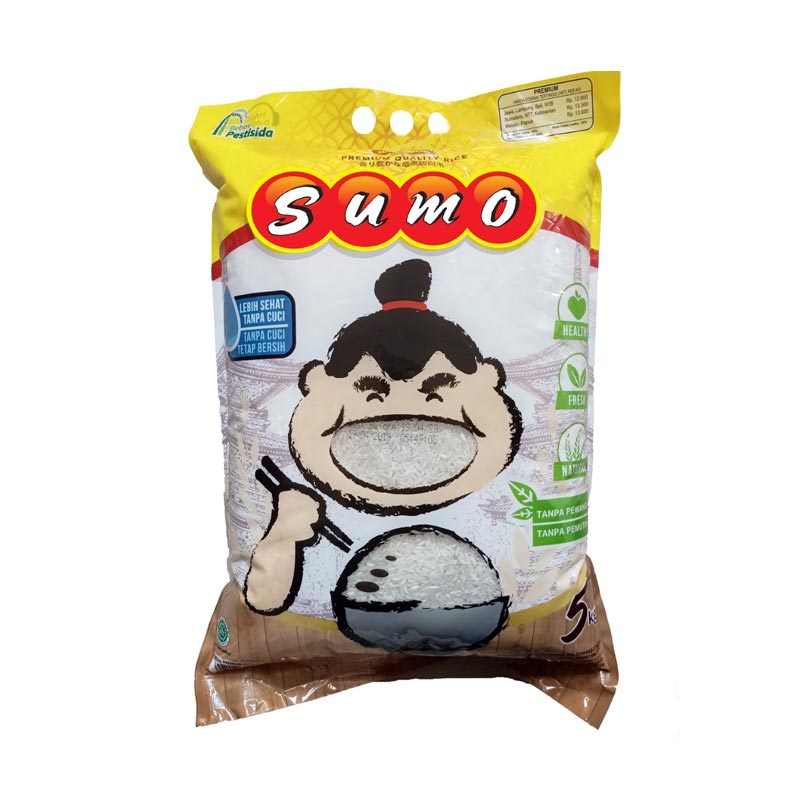 Jual Beras Sumo Premium Kemasan Kuning Beras Putih 5 Kg Murah Mei 2021 