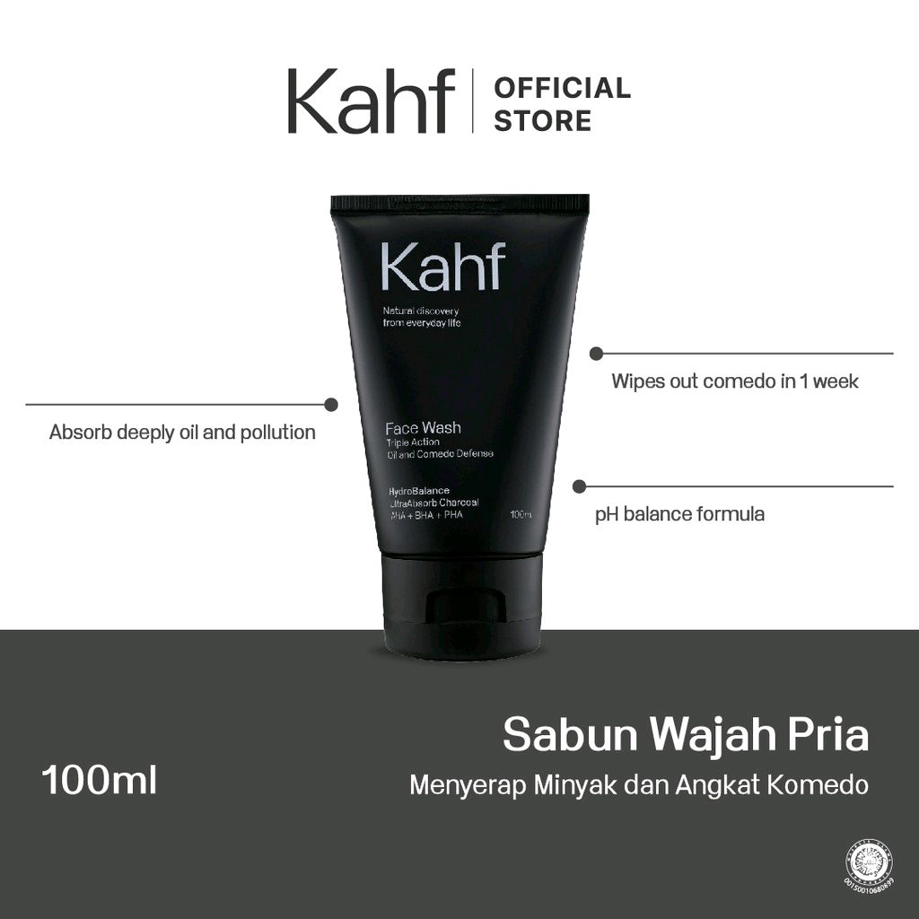 Promo Kahf Skin Energizing and Brightening Face Wash 100ml Diskon 35