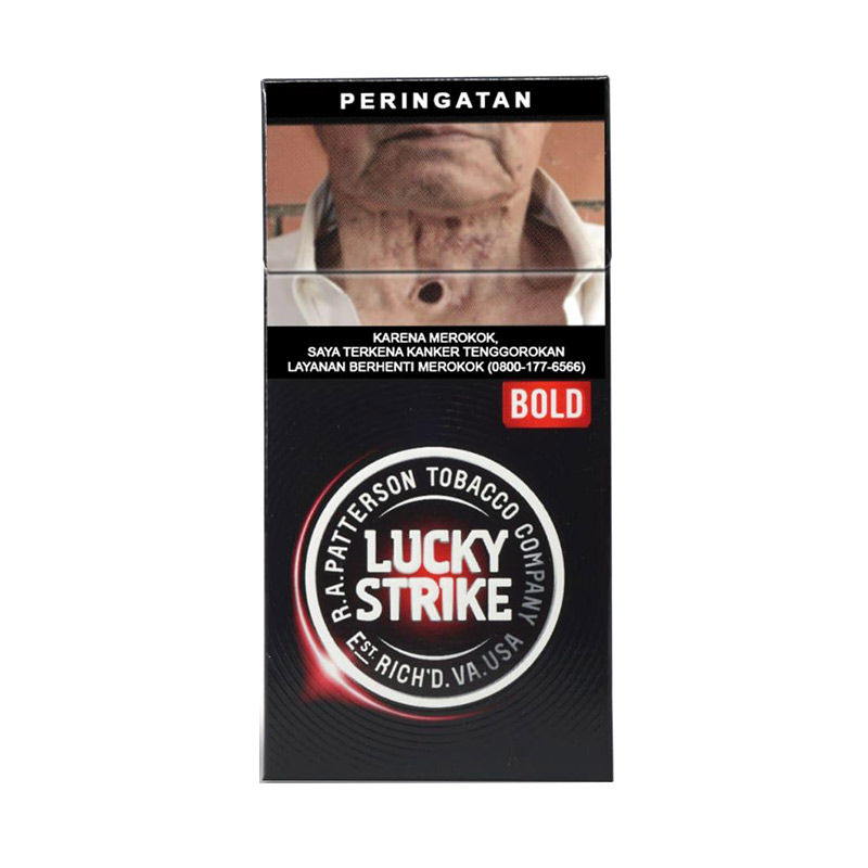  Lucky  Strike Bold Rokok  12 Batang Bungkus Terbaru 