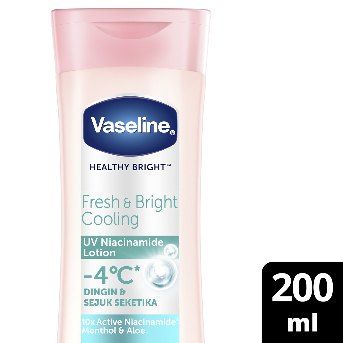 Promo Vaseline Healthy Bright Fresh & Cooling UV Gel Lotion [200 mL