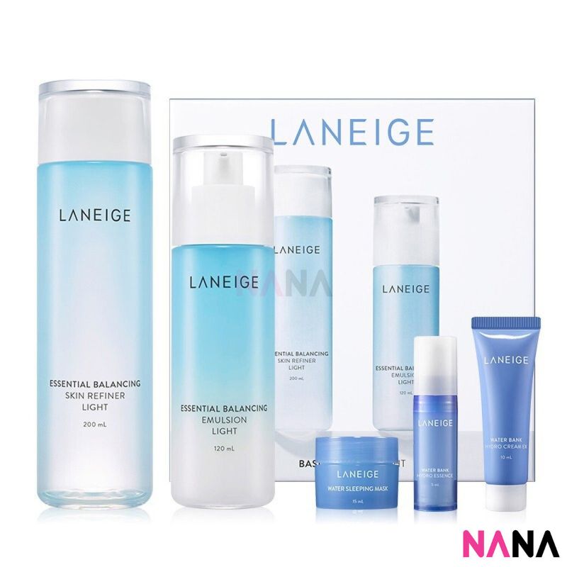 Promo Laneige Basic Duo Set Light Face Care [5 Items] Diskon 25 di