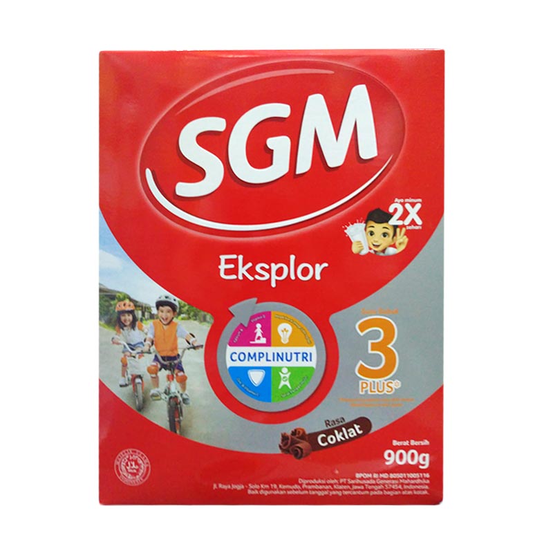 Jual SGM Eksplor 3+ Cokelat Susu Formula [900g] di Seller TOKO