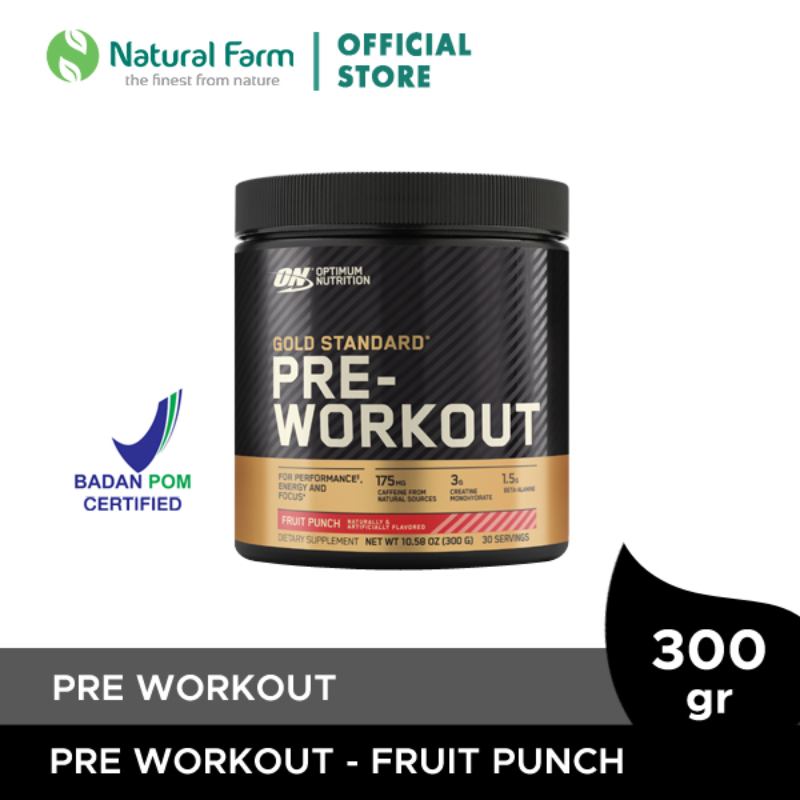 Jual Optimum Nutrition PreWorkout Fruit Punch (300 gr) di Seller