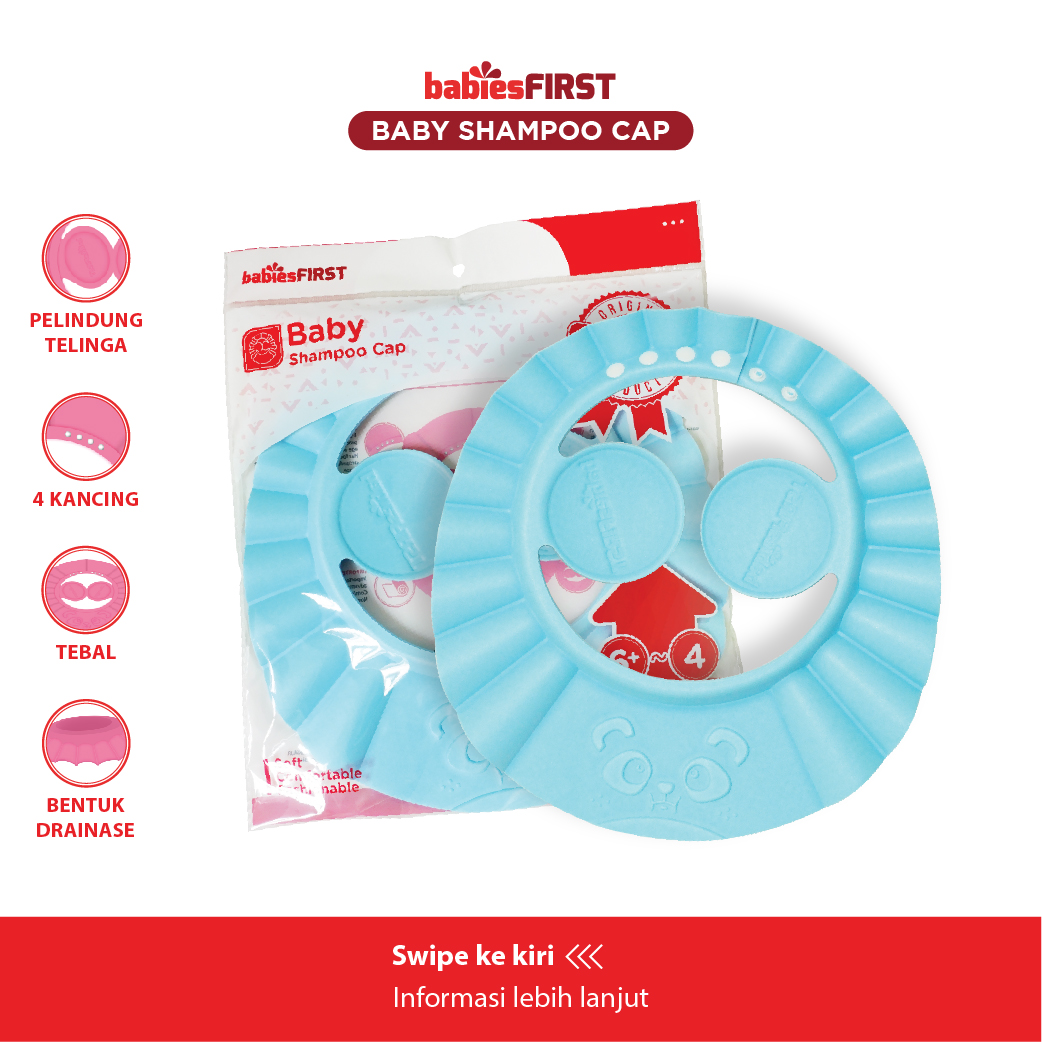 Promo BabiesFirst BF601 Baby Shampoo Cap Blue Diskon 50 di Seller