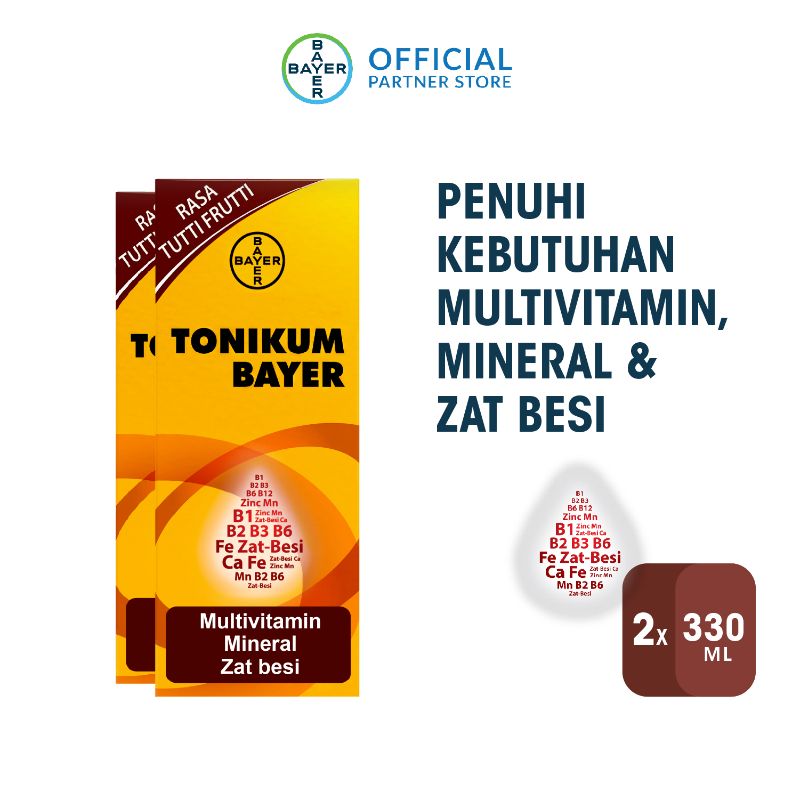 √ Tonikum Bayer Multivitamin [330 Ml X 2 Unit] Terbaru