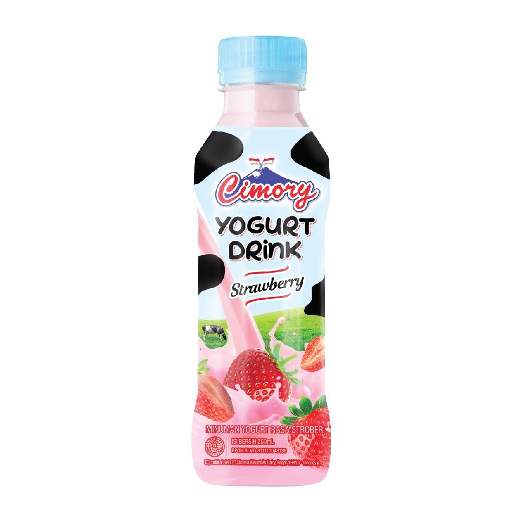 Jual Cimory Yogurt Drink Strawberry 240 ml Sayurbox JKT di Seller