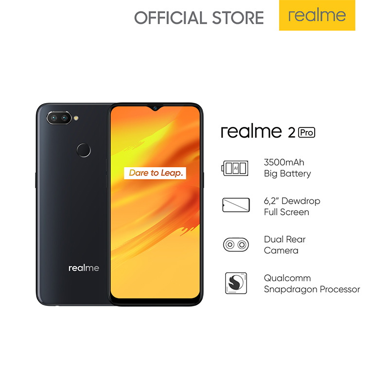 Jual Realme 2 Pro Smartphone [64 GB/ 4GB] Online Maret