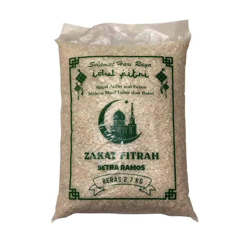 Jual Beras Prima Sari Zakat Fitriah Beras Setra Ramos 2 7 Kg Murah Mei 2021 