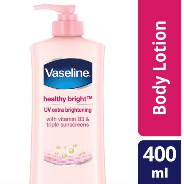 Vaseline Healthy Bright Lotion Uv Brightening 400ml Spf 30 Healthy Lotion Terbaru Agustus 2021 Harga Murah Kualitas Terjamin Blibli