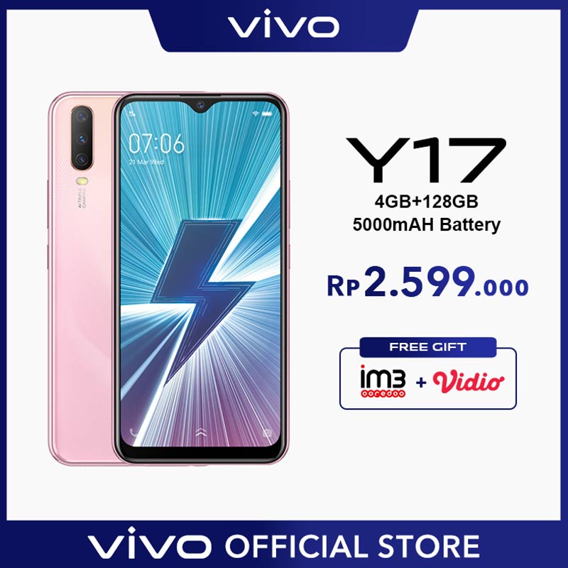 Jual VIVO Y17 Smartphone [128GB/ 4GB] Online Juli 2020