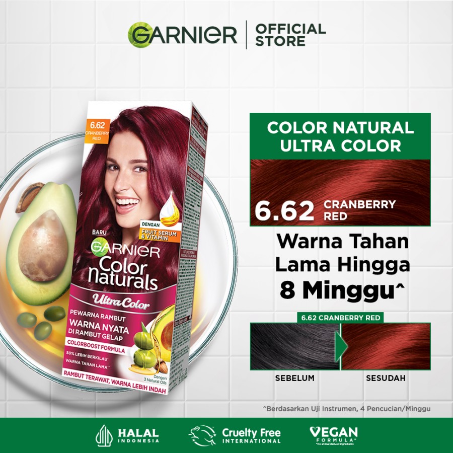 Jual Garnier Color Naturals Ultra Color Cat Rambut 6.62