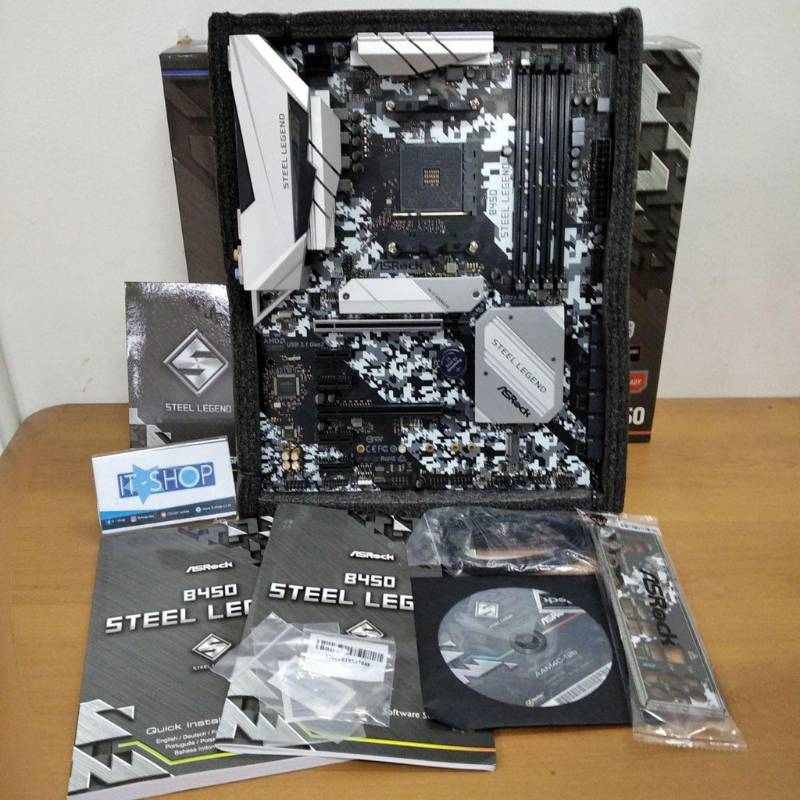 Jual Asrock B450 Steel Legend Socket Motherboard [am4] Di Seller It