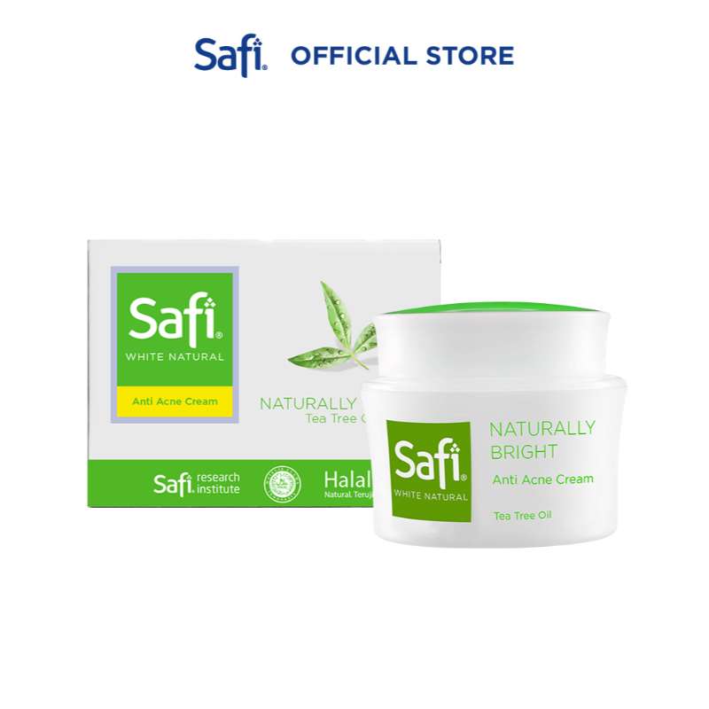 Jual Safi White Natural Anti Acne Cream Tea Tree Oil [20 g