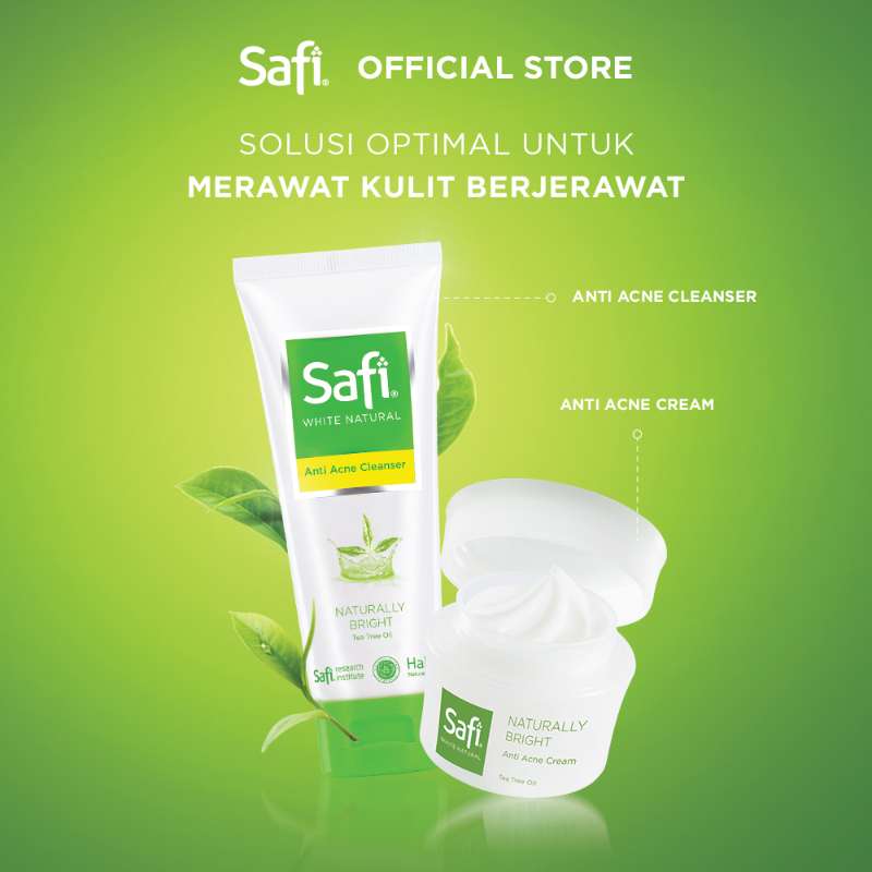 harga safi white natural anti acne cream