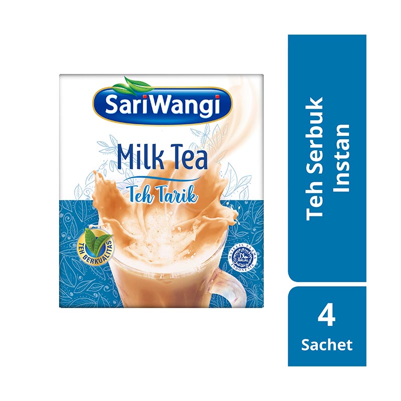 √ Sariwangi 67674821 Milk Tea Teh Tarik [23 G/ 4 Pcs