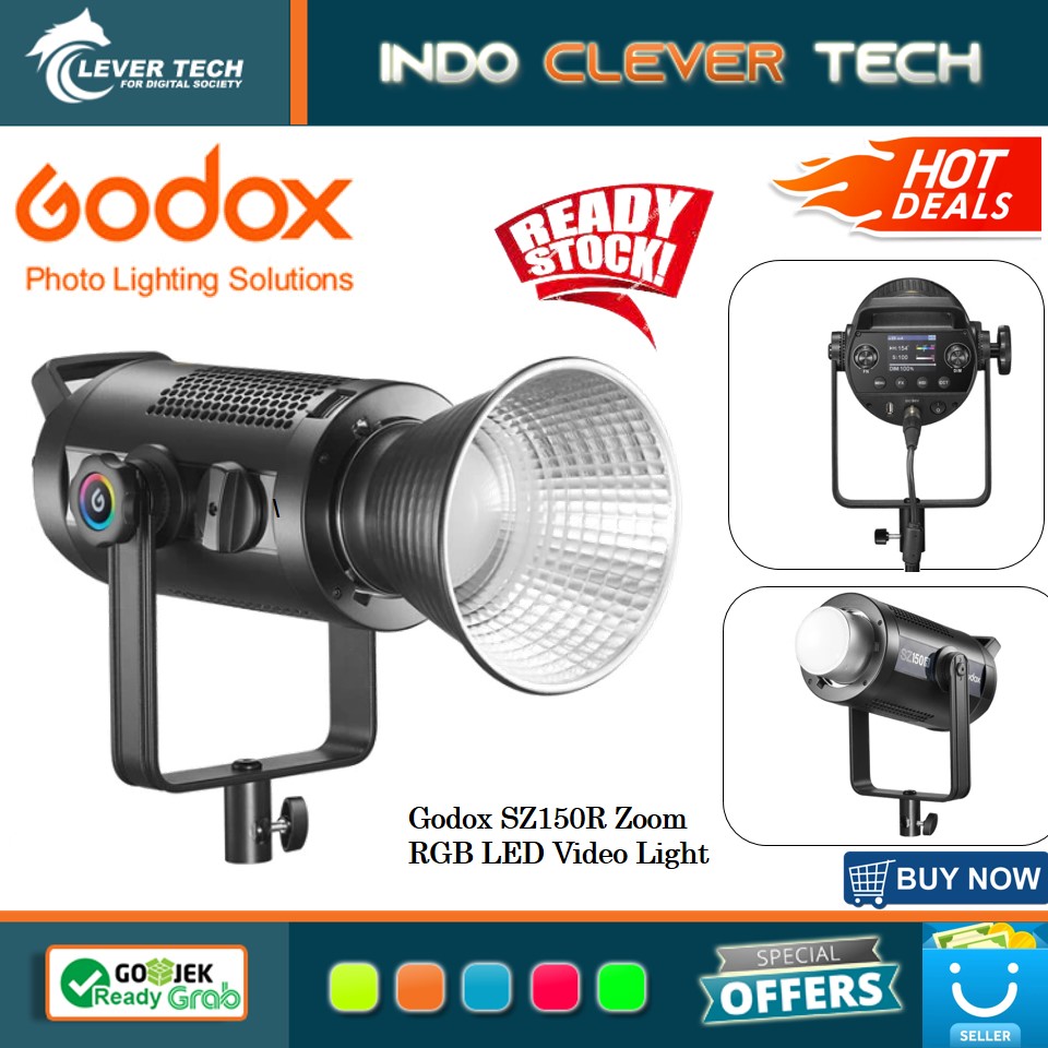 Jual Godox SZ150R Zoom RGB LED Video Light / Godox SZ150R di Seller
